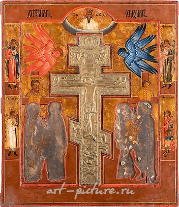 Русское серебро, БОЛЬШАЯ СТАВРОТЕКА С ИЗОБРАЖЕНИЕМ РАСПЯТИЯ БОГА