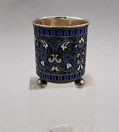Русское серебро, Русская чашка в технике клоизоне
