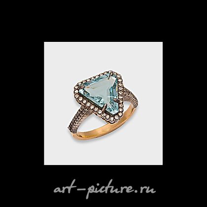 俄罗斯银, 俄罗斯的海蓝宝石戒指