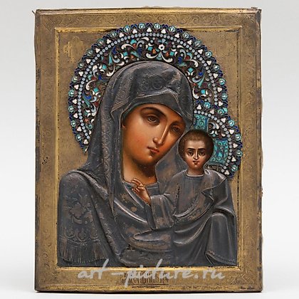 Русское серебро, Русская серебряная икона Богоматери Казанской