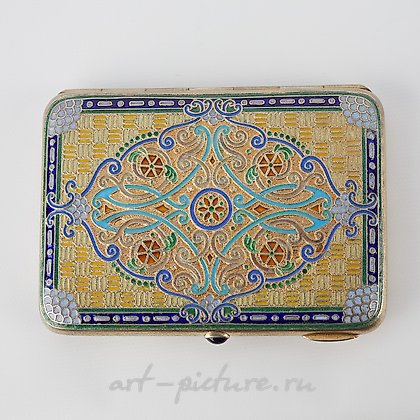 俄罗斯银, 俄罗斯银质珐琅烟斗