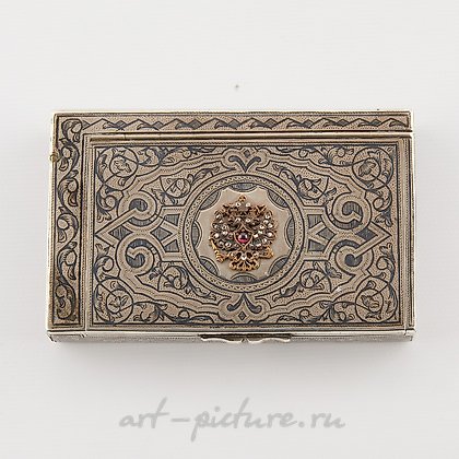 俄罗斯银, 俄罗斯银烟盒