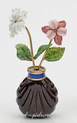 Русское серебро, Декоративная ваза с цветами