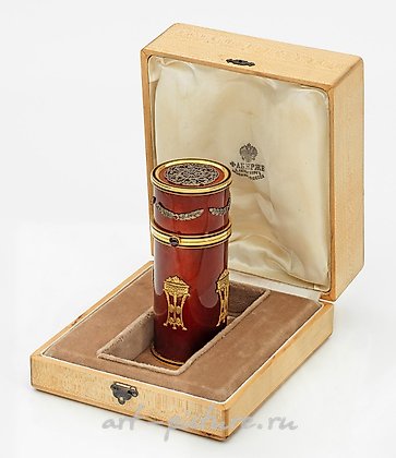 Русское серебро, Декоративная цилиндрическая коробка