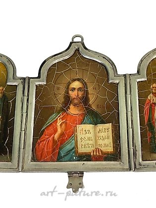 Русское серебро, Триптих икон