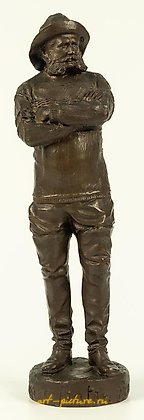 俄罗斯银, 渔夫雕塑