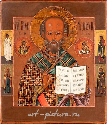 Русское серебро, Икона святого Николая Мирликийского, русская