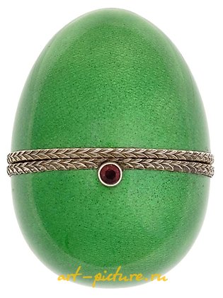 俄罗斯银, 俄罗斯银饰品，镀金和红宝石装饰