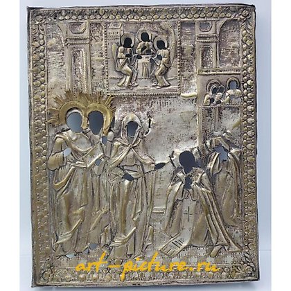 俄罗斯银, 老俄罗斯银色图标带涂层