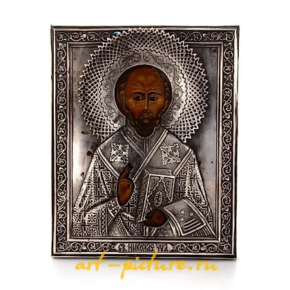 俄罗斯银, 19世纪晚期的银色圣像