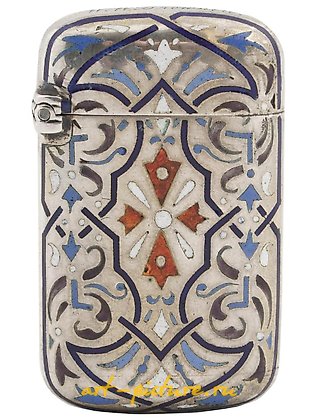 俄罗斯银, 皇家俄罗斯银质珐琅打火机座