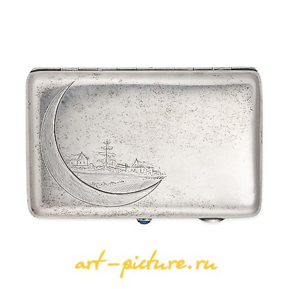 俄罗斯银, 古董帝国俄罗斯银烟盒