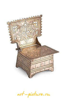 Russian silver, SALIERA A SILVER THRONE, ST. PETERSBURG, 1896-1899, GOLDSMITH...