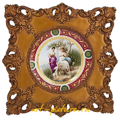 维也纳皇家瓷器, 大型奥地利维也纳“仙女和猎人”瓷器