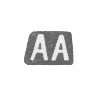 Claymo Master Adler Andrei Carlovic - Leningrad - initials AA - 1855-1912.