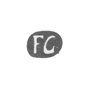 格拉贝大师 约翰·弗拉迪米尔·弗里德里希 - 里加 - 首字母“FG”