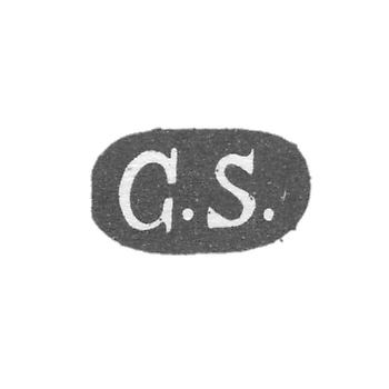 Claymo Master Simonsson Karl Gustave - Leningrad - initials "G.S."