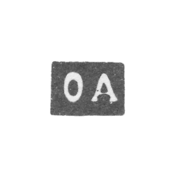 Kleimo, unknown master Kiev, initials of OA, 1892.