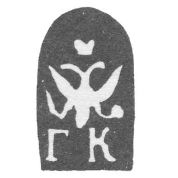 1772-1786年卡卢加市议会 双头鹰与字母GK