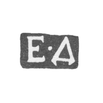 Claymo of an unknown master of Moscow - E-D initials - 1792-1798.