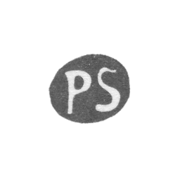 Claymo Master Sluter Peter - Riga - initials "PS" - 1763.