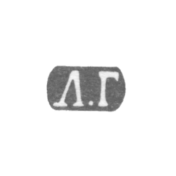 Claymo of an unknown master Leningrad - initials of L.G. - 1886.