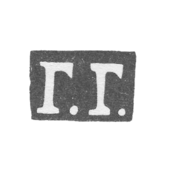 Claymo of an unknown master of Moscow - initials of G-G K - 1784.