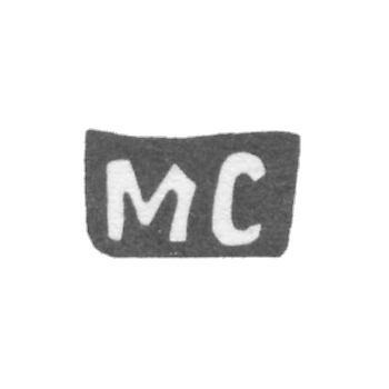 Claymo Master Smirnov Mikhail Alexeiev, with the red initials of the IP, the end of the 19th century