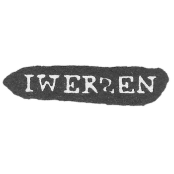 克莱莫大师伊弗森·安东·克里斯蒂安 - 列宁格勒 - “IWERSEN”的首字母