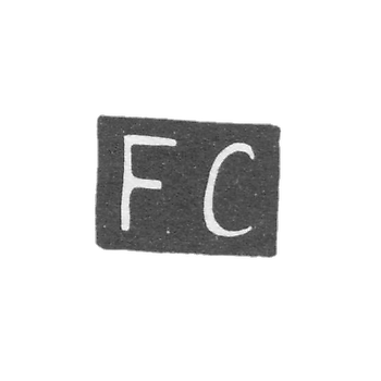1845年《FC》首字母,莫斯科未知大师的克莱莫.