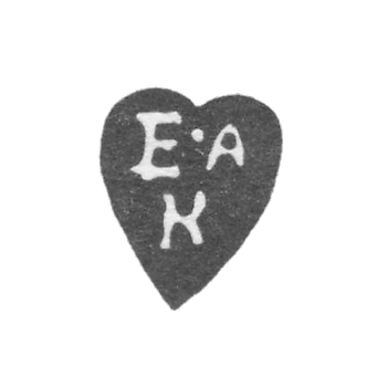 1777年至1778年,莫斯科未知大师的克莱莫 - 首字母“E-A K” - 1777年至1778年.