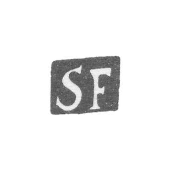 1825年 列宁格勒未知大师的克莱莫 - “SF”的首字母.