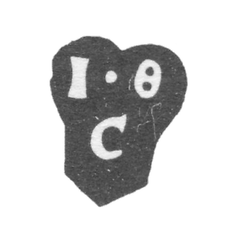 1780 年,莫斯科未知大师的克莱莫 - “I-F C”号首字母.