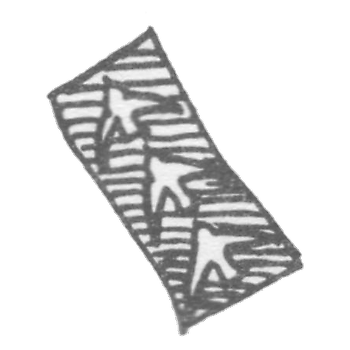 City Clauska 1828 "Three flying chickens"