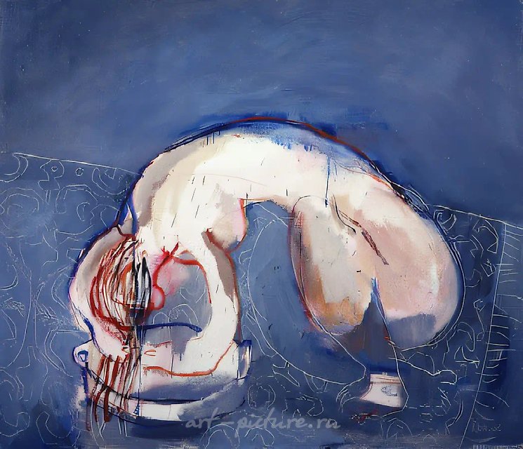 洗浴，1994年，布面油画，150×170厘米，作者藏