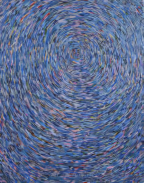 雨后，1994年，布面油画，65×40，作者收藏