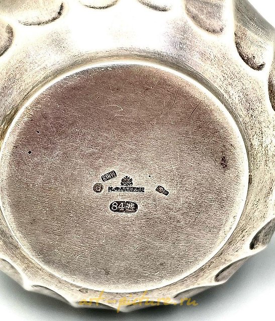 卡尔·法贝热 奶商 糖罐，俄罗斯帝国 银器 84