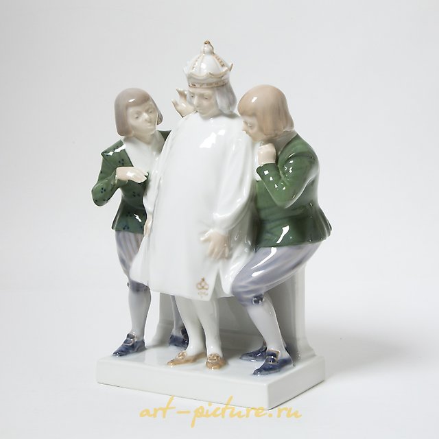 新衣服的国王。丹麦，哥本哈根，皇家哥本哈根