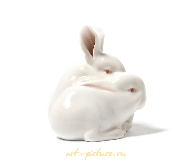 Rabbits. Denmark, Copenhagen, Royal Copenhagen, 1923-1928.