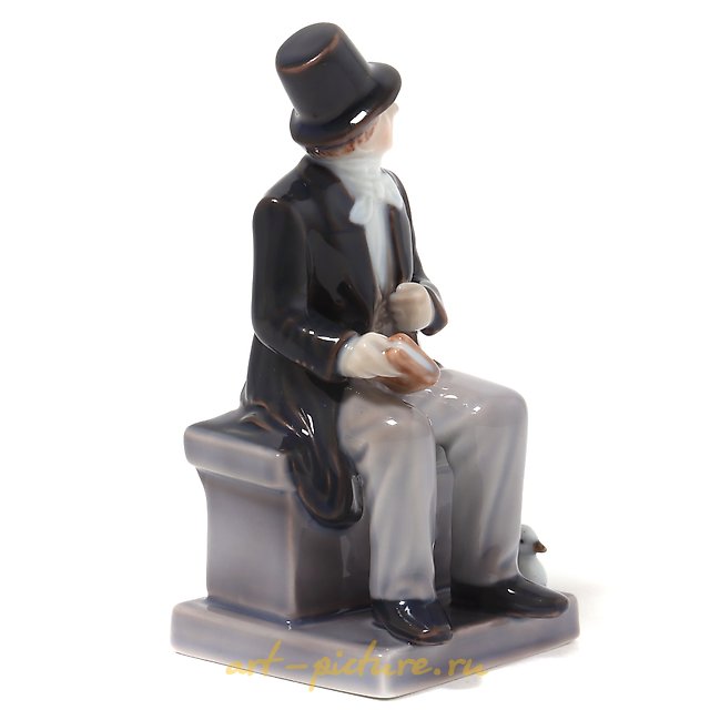 作家汉斯·克里斯蒂安·安徒生。丹麦，哥本哈根，皇家哥本哈根。