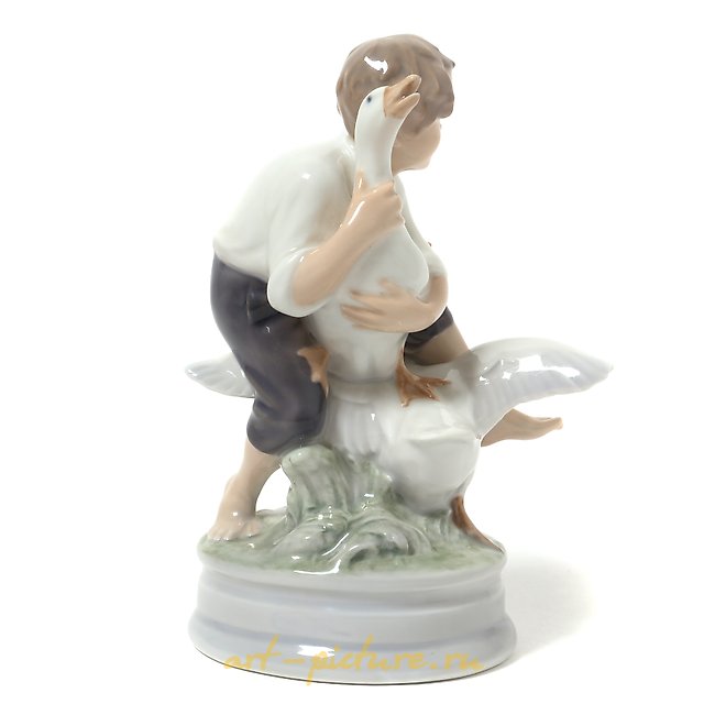 鹅的劫匪。丹麦，哥本哈根，皇家哥本哈根