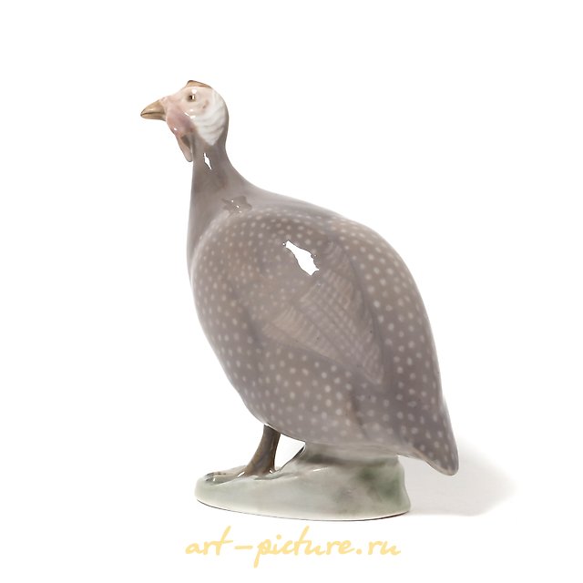 "Guinea fowl. Denmark, Copenhagen, Royal Copenhagen, 1898-1923."