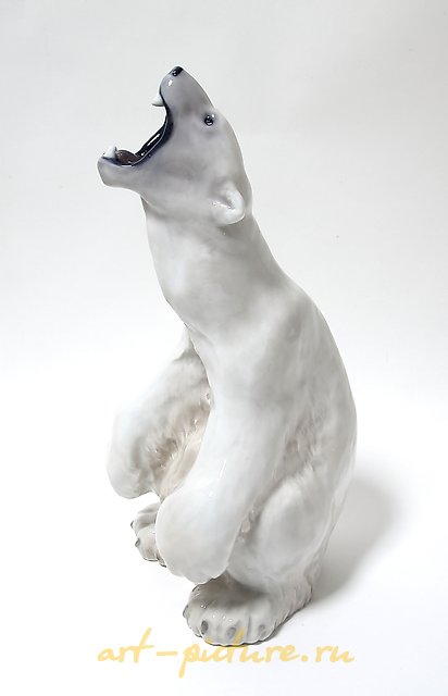 白色北极熊。丹麦，哥本哈根，皇家哥本哈根，1898-1923年。