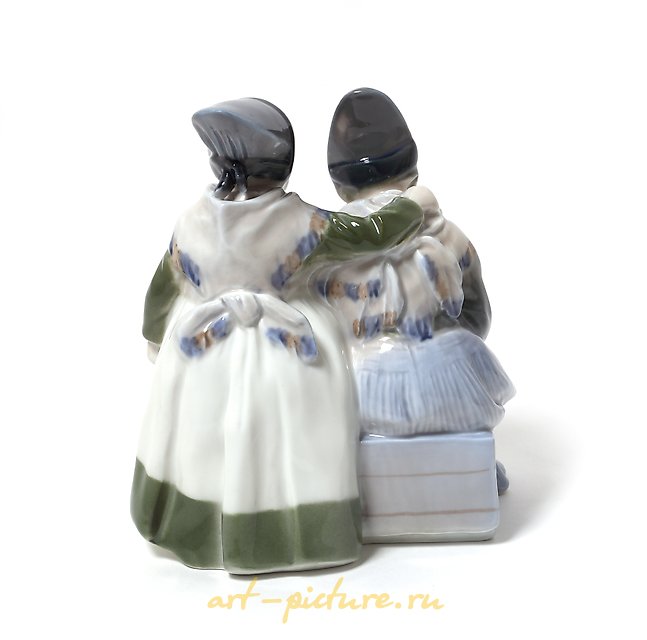 A couple of girls. Denmark, Copenhagen, Royal Copenhagen.