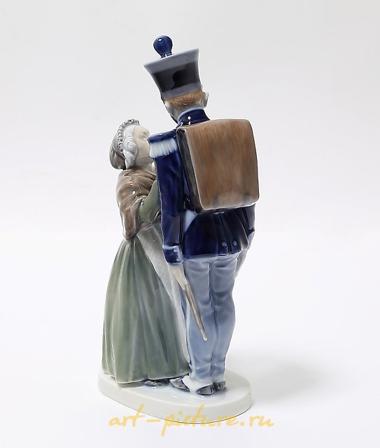 "Soldier and Witch. Denmark, Copenhagen, Royal Copenhagen."