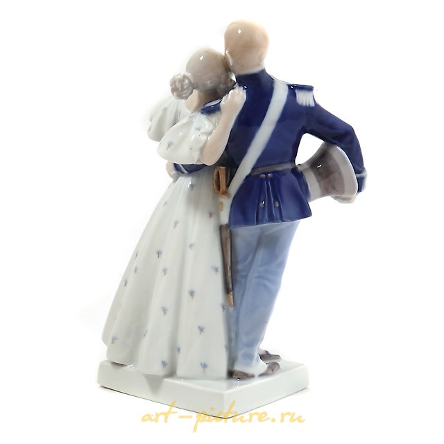 "Soldier and Princess. Denmark, Copenhagen, Royal Copenhagen."