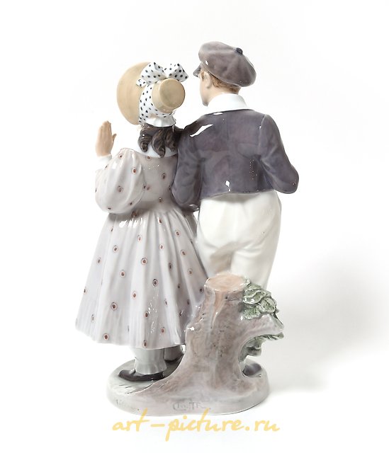 汉斯和特莉娜。丹麦，哥本哈根，皇家哥本哈根