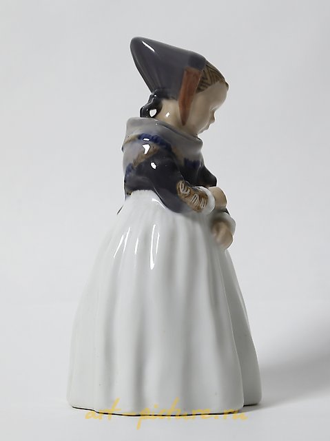 "Amager girl. Denmark, Copenhagen, Royal Copenhagen."