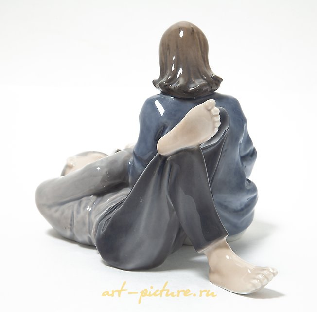 "Teens reading. Denmark, Copenhagen, Royal Copenhagen."