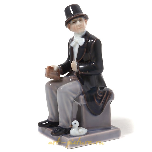 作家汉斯·克里斯蒂安·安徒生。丹麦，哥本哈根，皇家哥本哈根。